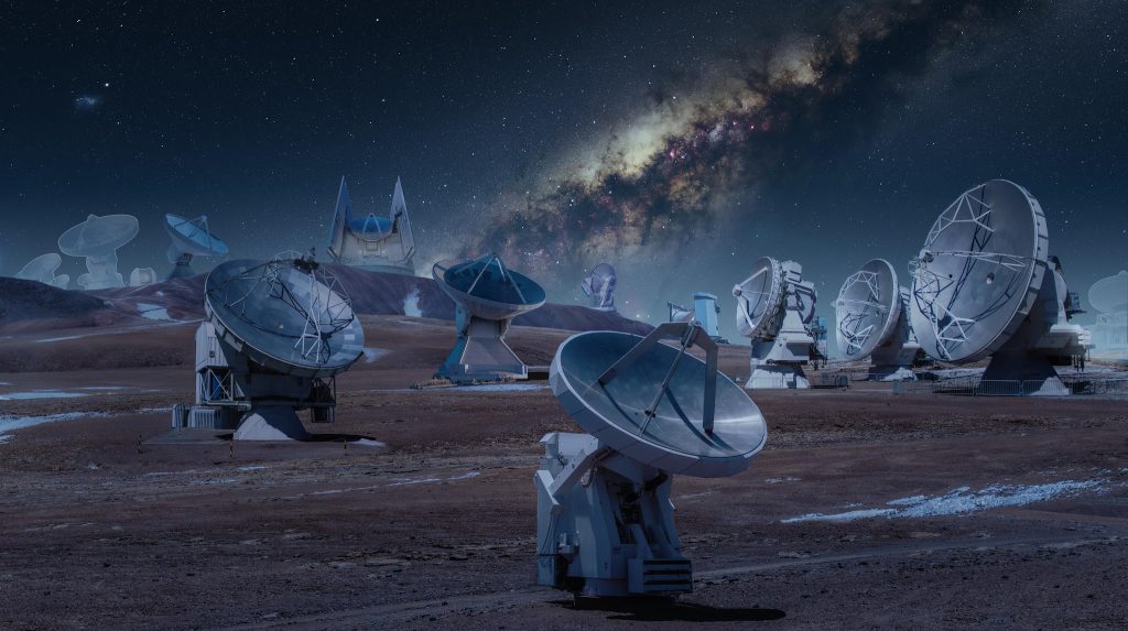 Astronomers Using Space Telescope Data to Discover Exoplanets Illustration