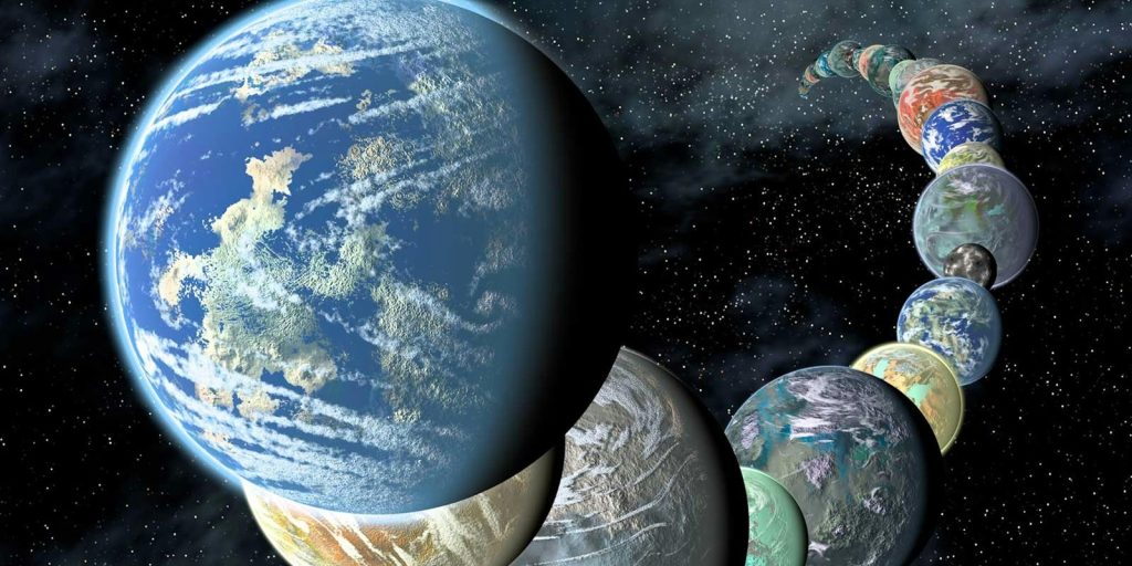 Astrobiology Space Telescope Searching Habitable Worlds and Exoplanet Biosignatures Illustration